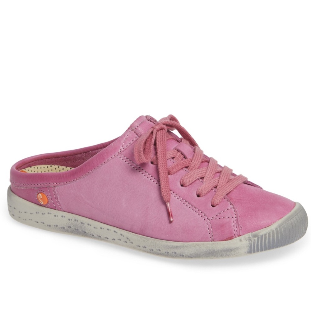 Softinos Fly London‎ Great Little Leather Pink Sneaker Mule